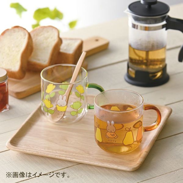 MIFFY 米菲復古耐熱玻璃馬克杯 