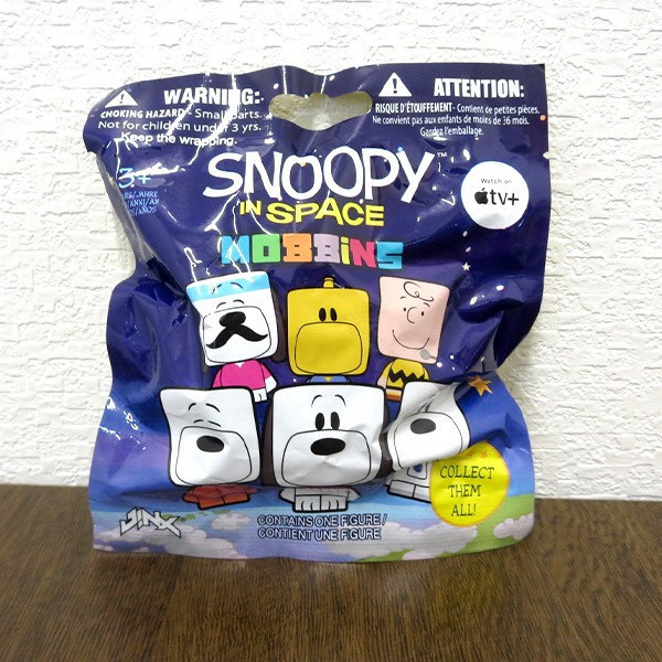 SNOOPY in SPACE MOBBiNS 方頭造型超Q版公仔盲盒 