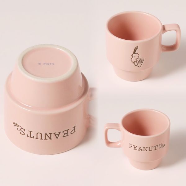 PEANUTS Cafe SUNNY SIDE kitchen 粉彩餐具 