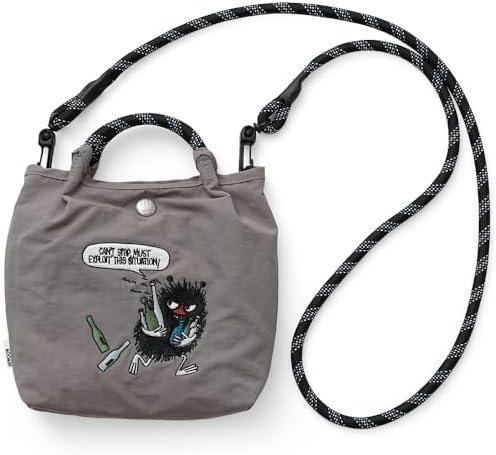 T-TWO-O 阿丁刺繡角色 2WAY 輕量迷你肩背包／手機包 (S) 