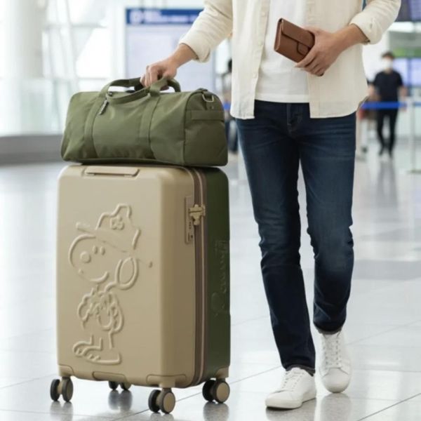 Snoopy 童軍造型行李箱 L號 75L 大容量款 