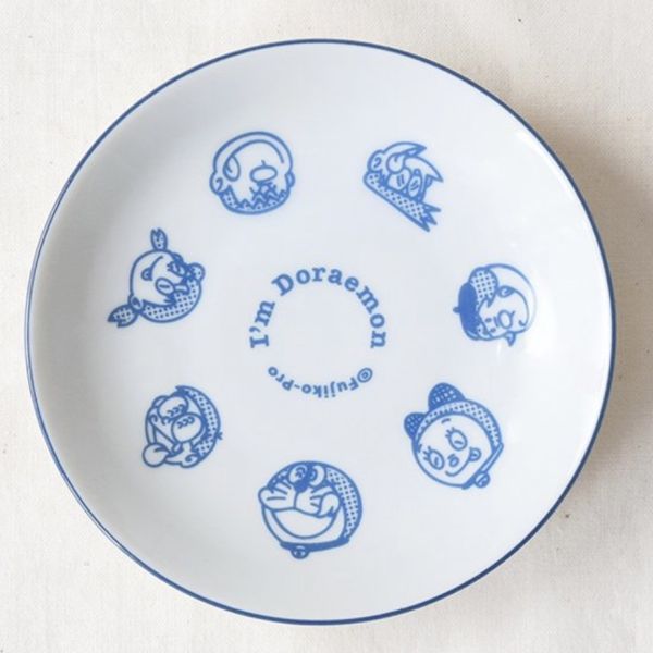 Flowering X I'm Doraemon 陶瓷小盤 