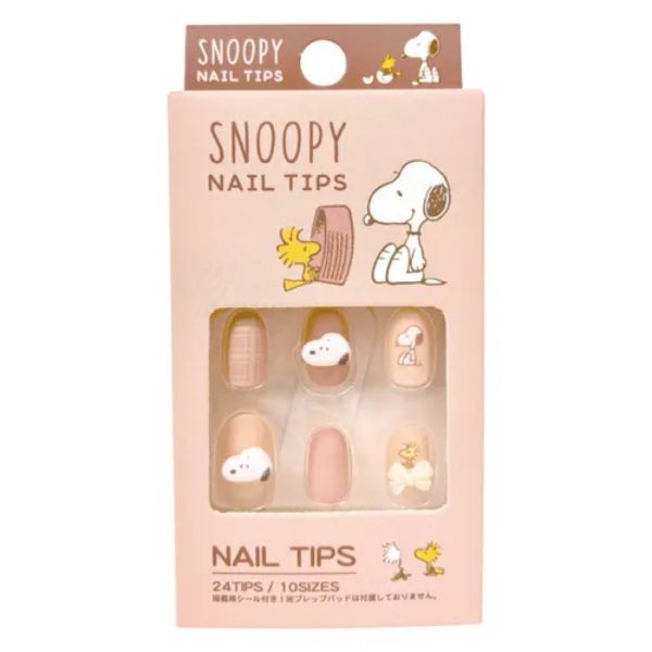 Santan 史努比蹋客蝴蝶結立體指甲貼組 