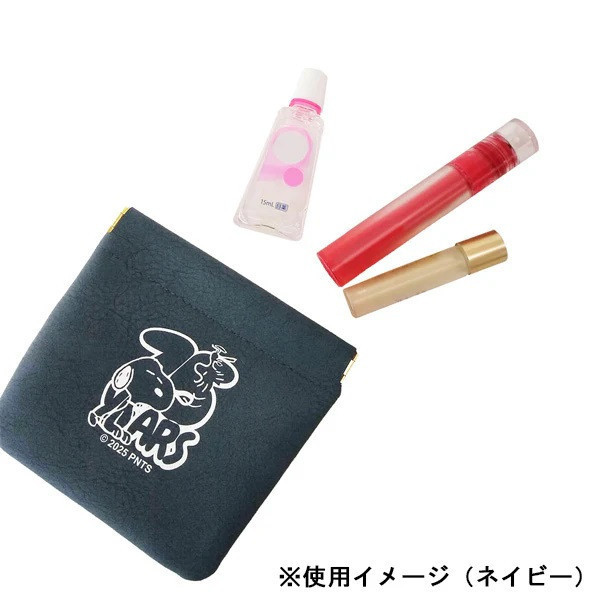 Vanguard 史努比75週年皮革彈簧收納包 