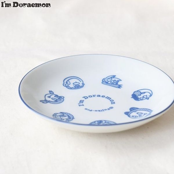 Flowering X I'm Doraemon 陶瓷小盤 