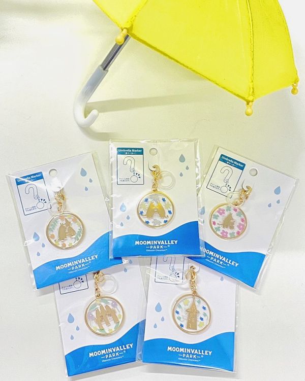 Moomin Park 嚕嚕米與朋友雨傘吊飾 