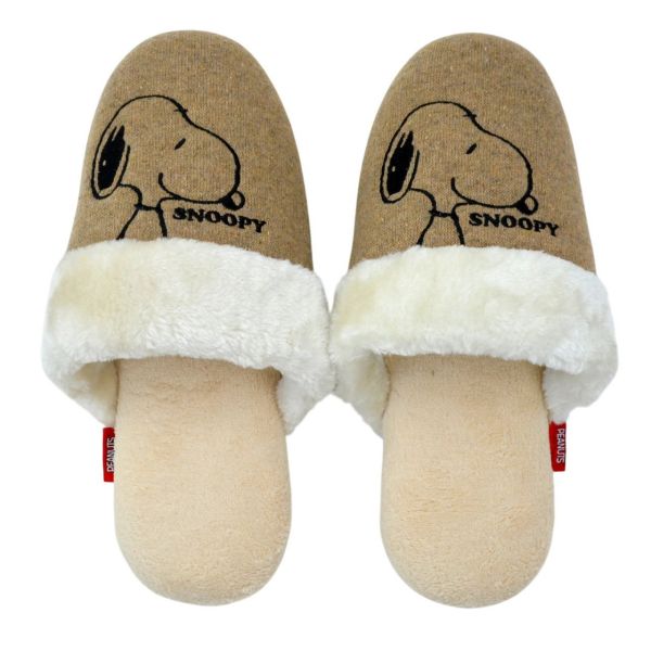 PEANUTS 史努比 暖暖室內拖鞋 
