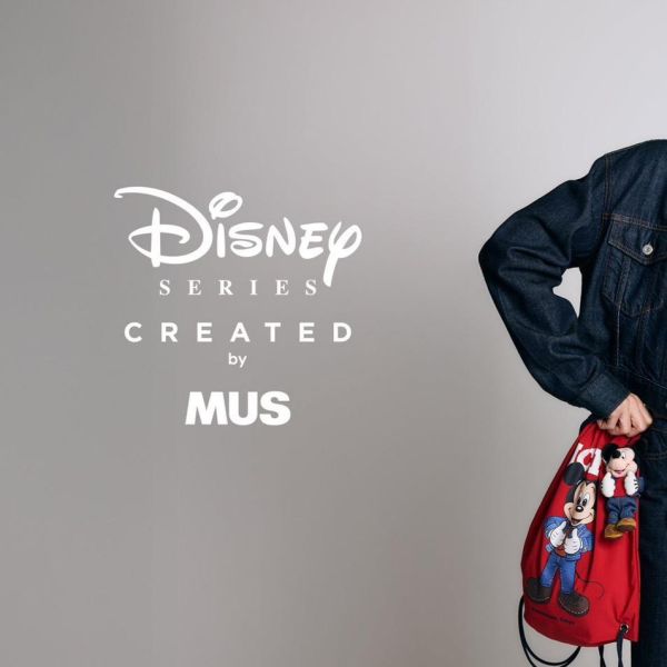 Disney SERIES CREATED by MUS 米奇牛仔絨毛吊飾/壓克力吊飾 