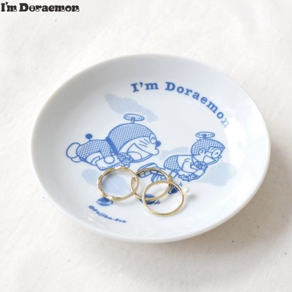 Flowering X I'm Doraemon 陶瓷小盤 