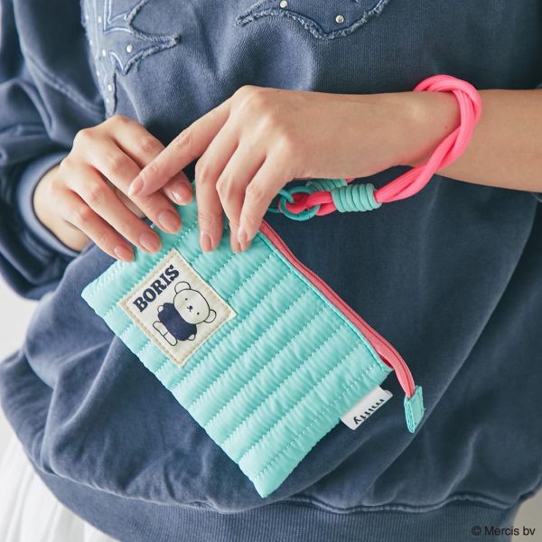 Miffy × BORIS 絎縫手繩收納包 
