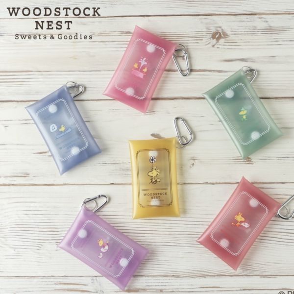 WOODSTOCK NEST限定 登山扣透明感小物收納包 