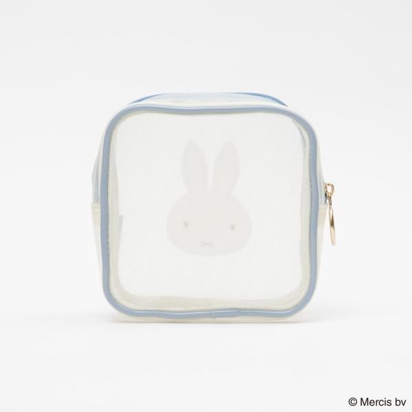 Fab 米菲/Boris漆皮網狀方形收納包 