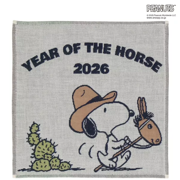 2026馬年史努比針織手帕 