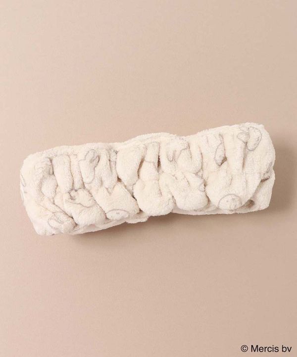 Miffy 柔軟絨毛蝴蝶結髮帶 