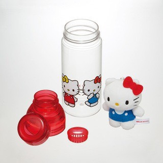 KITTY 隨身瓶＆迷你吊飾組 