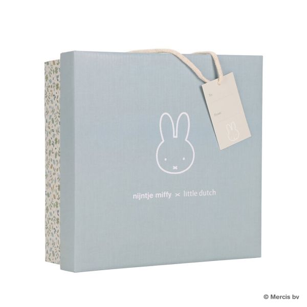 Little dutch聯名米菲花草嬰兒三件套(藍) 