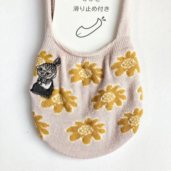 小不點冷感抗菌花朵隱形襪 