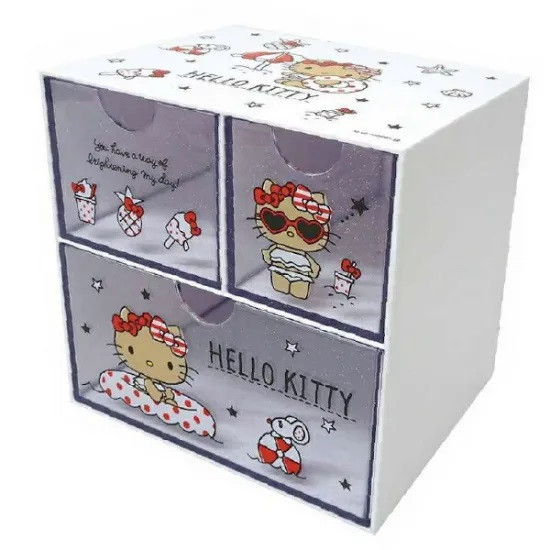Hello Kitty 抽屜收納盒 