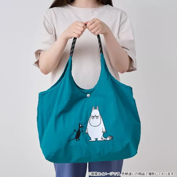 T-TWO-O嚕嚕米/小不點刺繡粗繩手提袋 