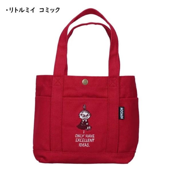 Moomin 刺繡帆布手提包 