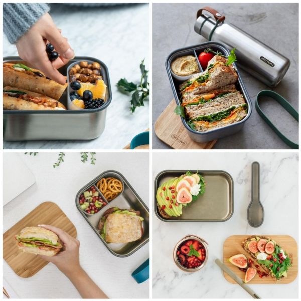 PEANUTS Cafe × Black+Blum 不鏽鋼 × 竹蓋 質感午餐盒 