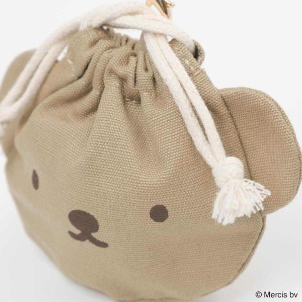 Miffy Boris 造型抽繩迷你收納包吊飾 