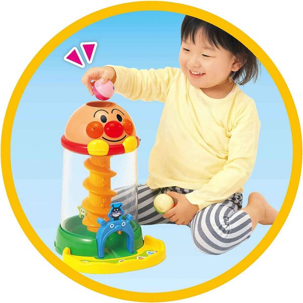 Joypalette 麵包超人 旋轉滾球塔玩具組 