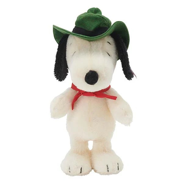 steiff 德國金耳釦 x snoopy 日本限定 小獵犬童子軍 羊毛手工玩偶 