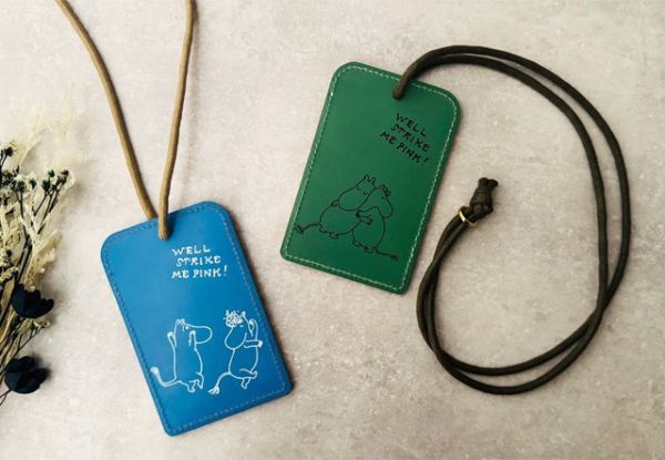 MOOMIN SHOP 日本限定 Craft系列手工真皮證件套/名片夾 