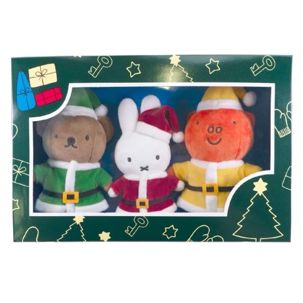 miffy style 米菲與朋友聖誕裝玩偶禮盒 