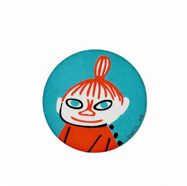 朵貝與姆明展 錫製徽章 