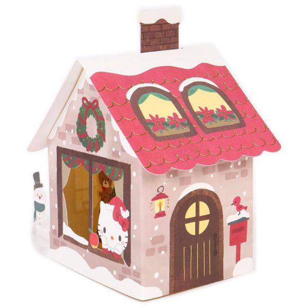Hello Kitty 房子立體賀卡 
