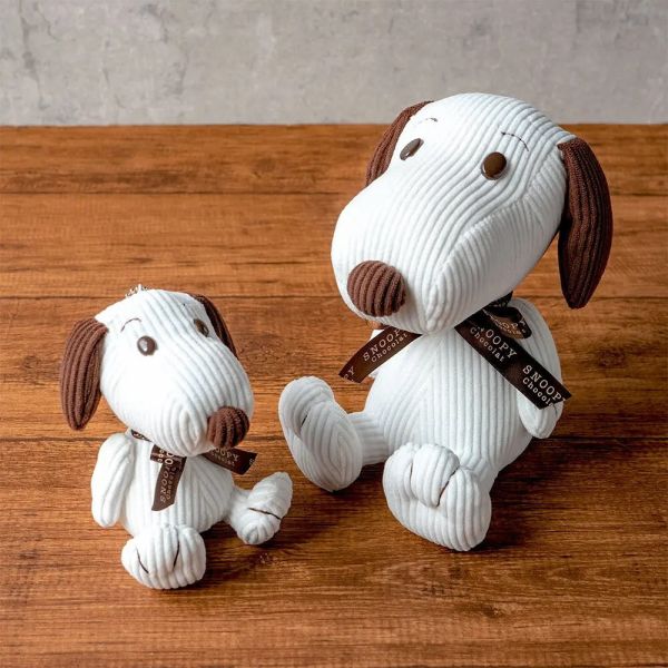 SNOOPY Chocolat 限定 巧克力色燈芯絨玩偶 