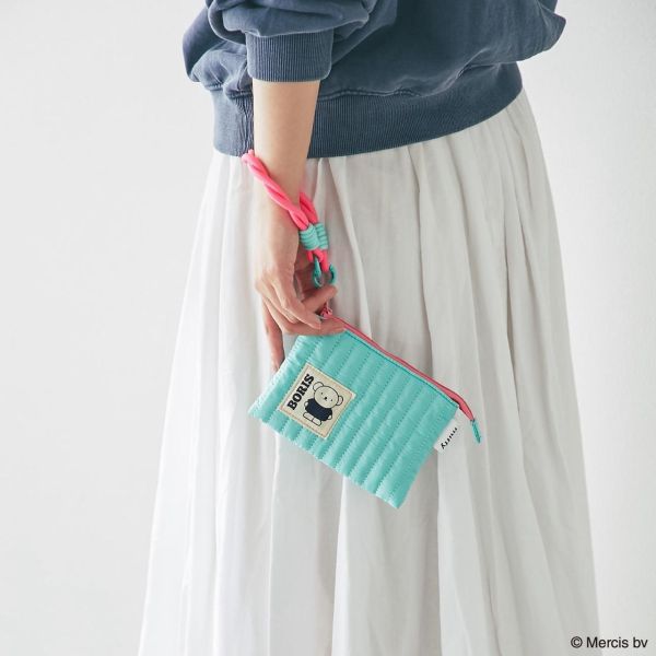 Miffy × BORIS 絎縫手繩收納包 