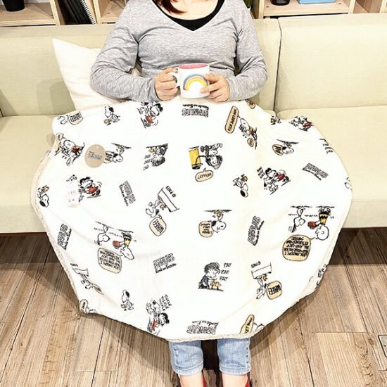 史努比法蘭絨毯 (兩色) 