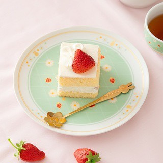 Flower miffy 米菲草莓派對燙金陶瓷圓盤 