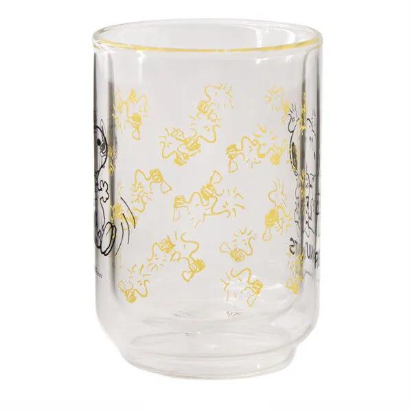 mc 史努比耐熱雙層玻璃杯 