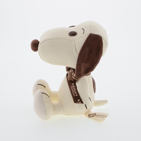 Snoopy Chocolat蝴蝶結皮革玩偶 