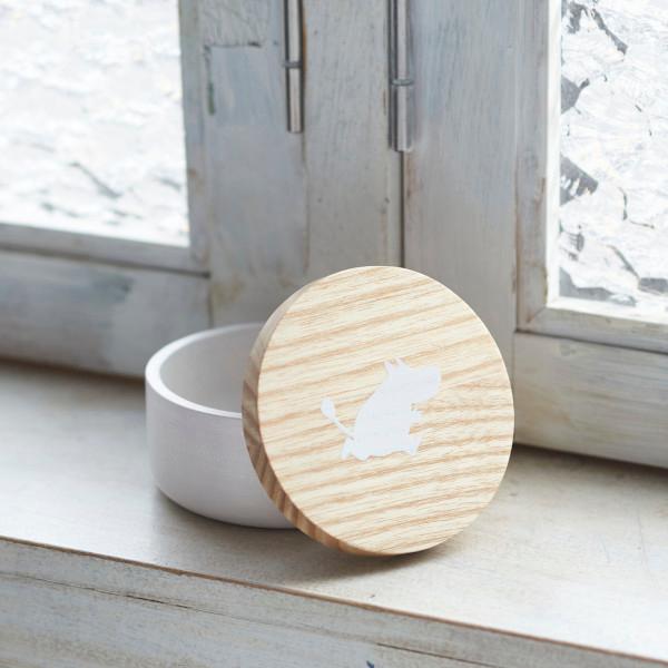 moomin 天然木製首飾圓盒 (三款) 