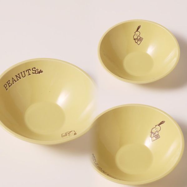 PEANUTS Cafe SUNNY SIDE kitchen 粉彩餐具 
