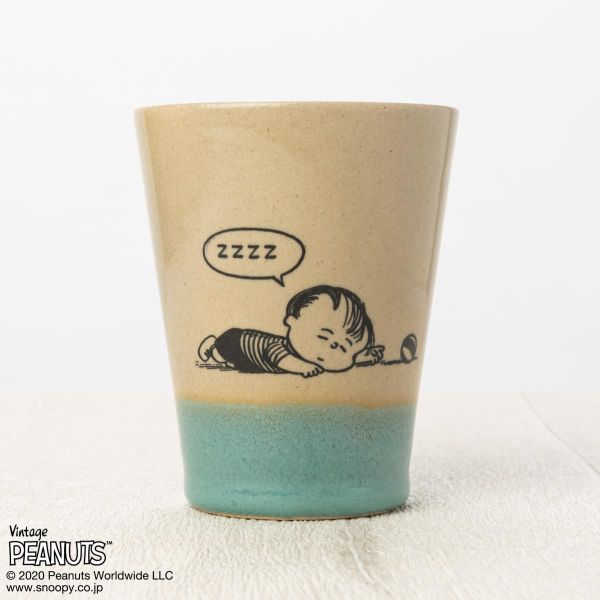 Mashico x Peanuts 史努比70年代益子燒茶杯【70週年】(兩款) 
