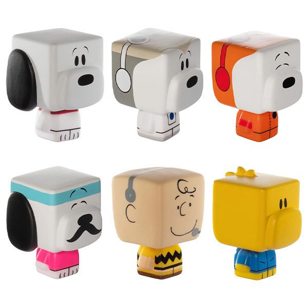 SNOOPY in SPACE MOBBiNS 方頭造型超Q版公仔盲盒 