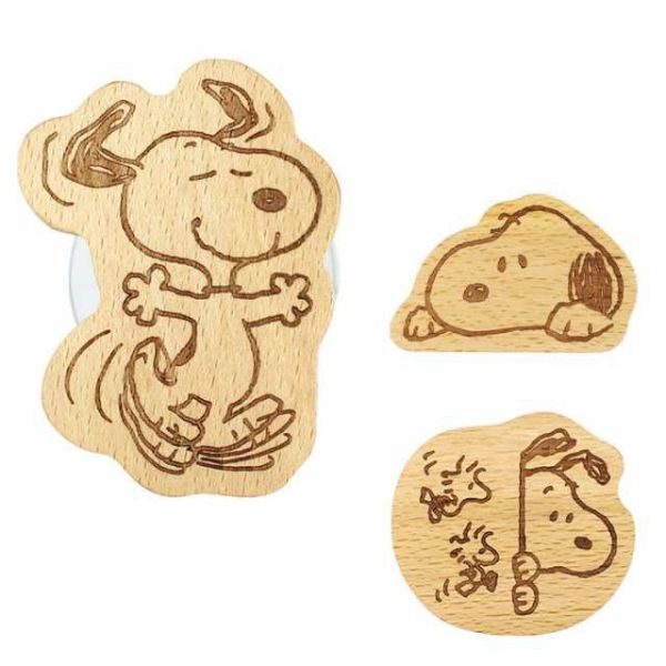 Snoopy 木製吸盤掛勾 