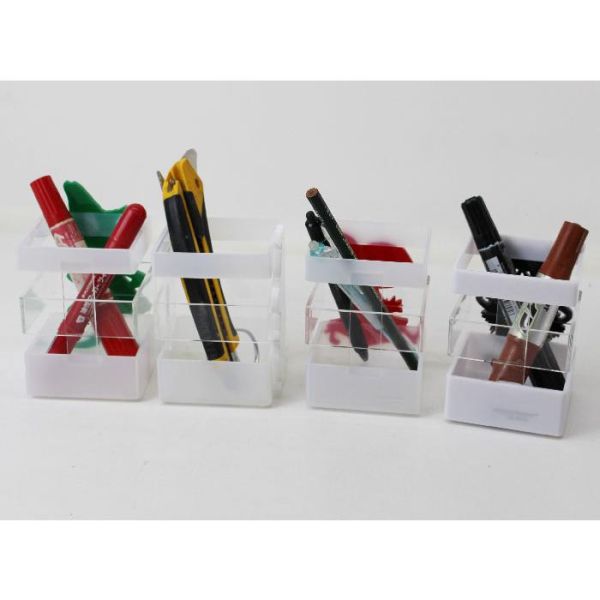 姆明人物剪影壓克力收納盒/筆筒 
