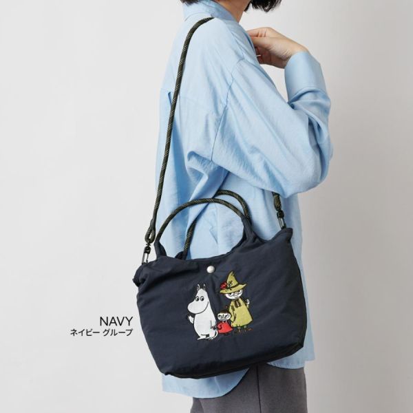 T-TWO-O 刺繡2WAY 輕量迷你肩背包 (M) 