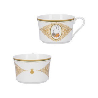 Miffy Noritake 花朵系列茶杯盤組 
