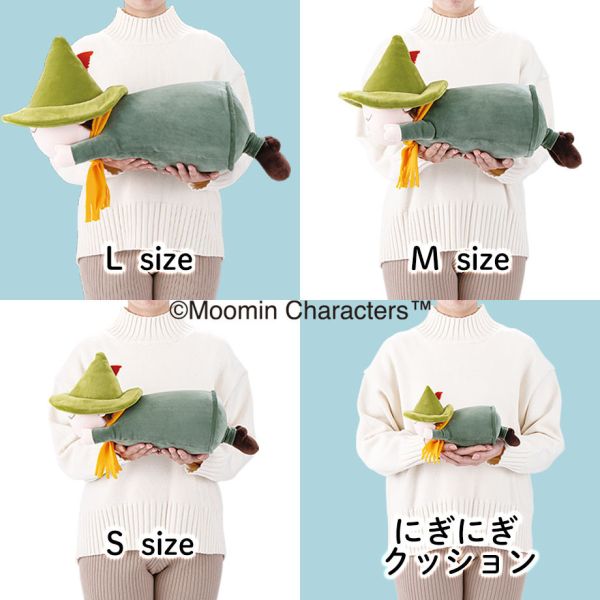 Moomin 趴睡毛絨麻糬抱枕 