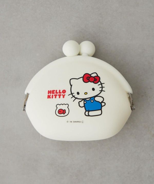Hello Kitty｜復古矽膠口金零錢包 