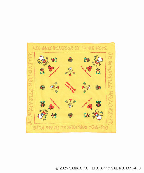 Hello Kitty × SLOBE IENA 聯名復古風萬用絲巾 