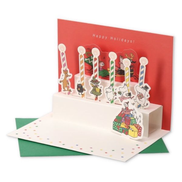 Moomin 立體聖誕賀卡（蠟燭款） 